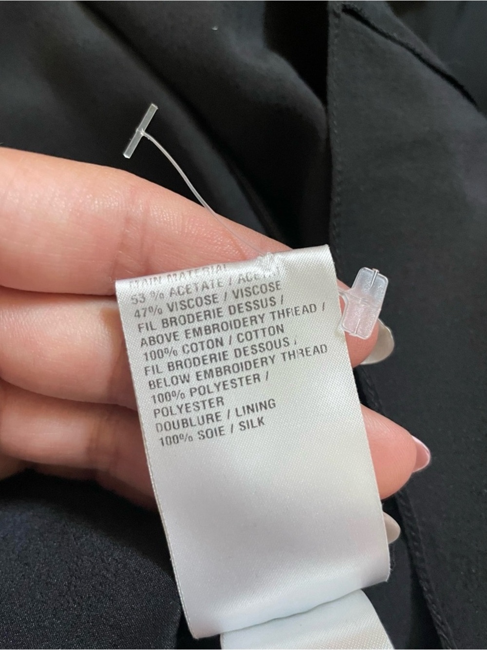 Chloe Black Long-Sleeve High-Neck Dress - Picture 7 of 11